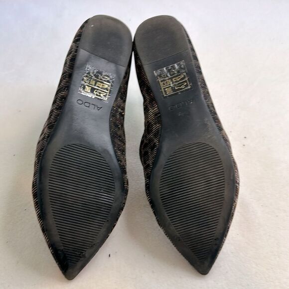 Aldo Women's Textured Flats - Leopard Print - Picture 4 of 8